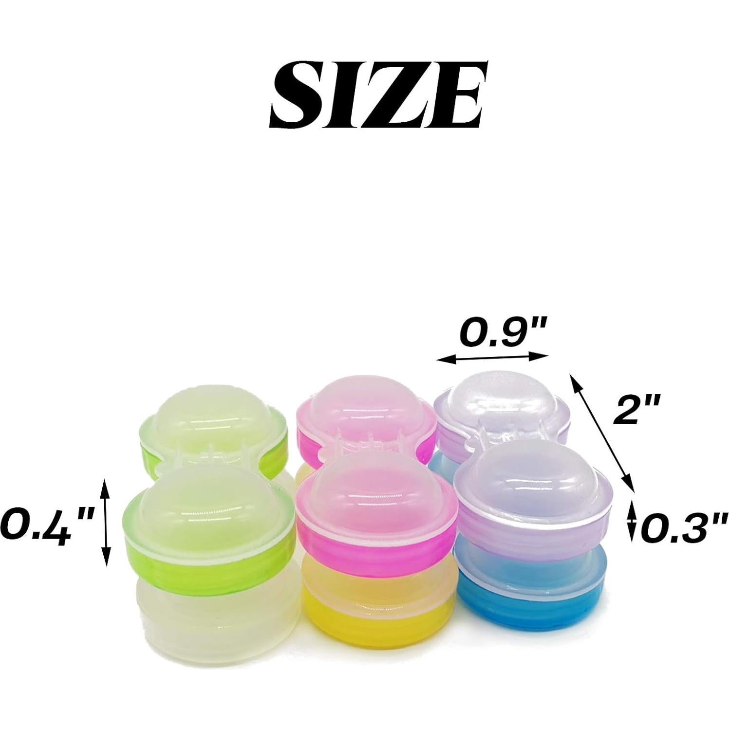 Estuches para Lentes de Contacto RONYOUNG 60PCS 6 Colores