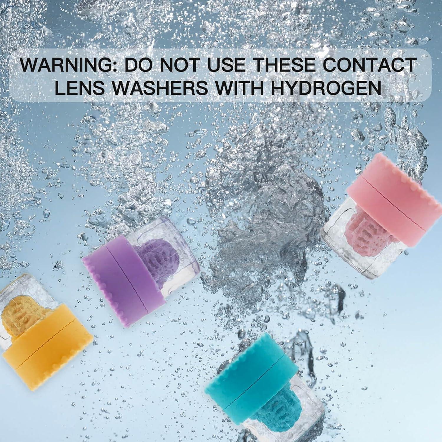 Estuche Lavadora Manual para Lentes de Contacto 2 en 1 - 4 Colores