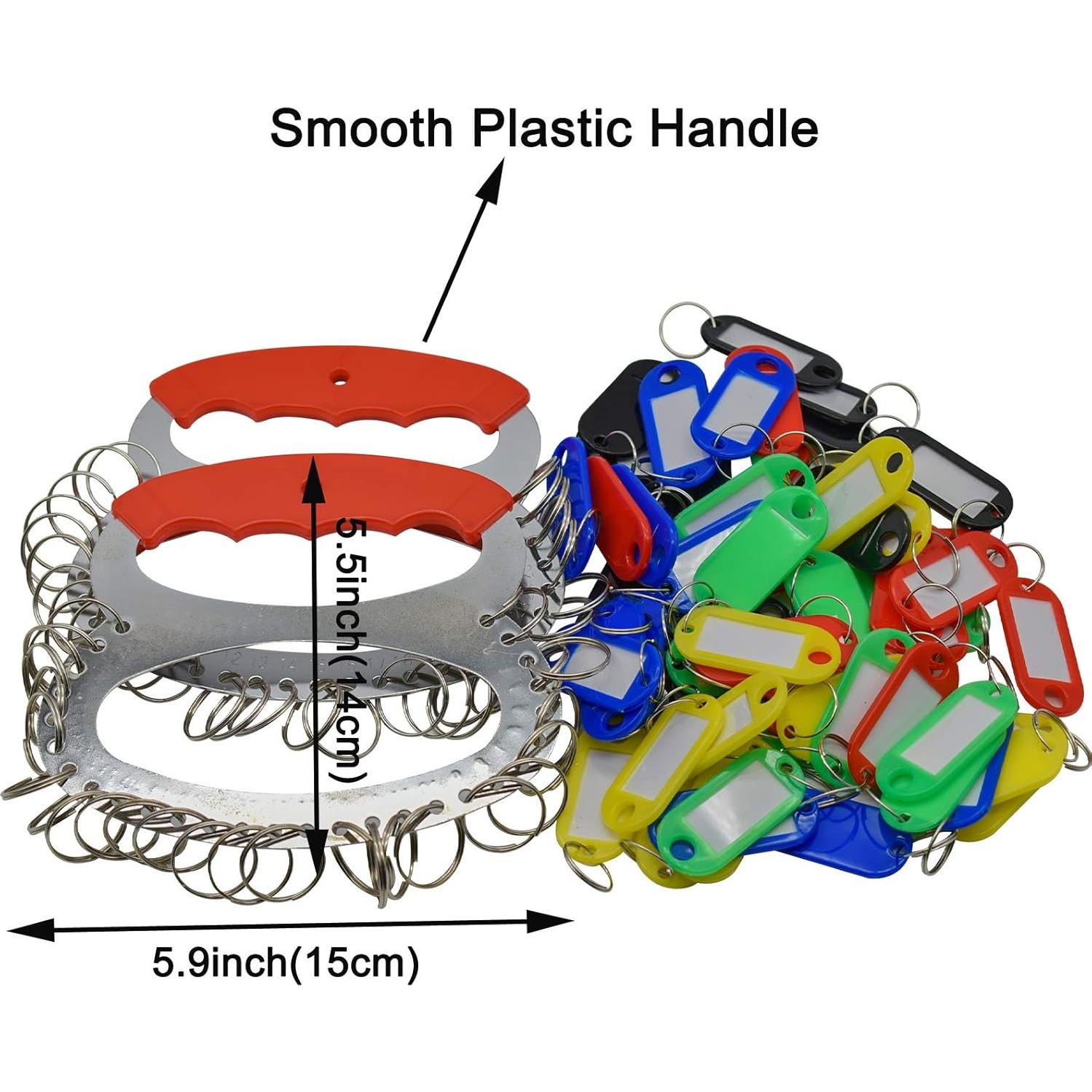 Organizador de Llaves Maydahui 2 Piezas con 28 Anillas y 60 Etiquetas