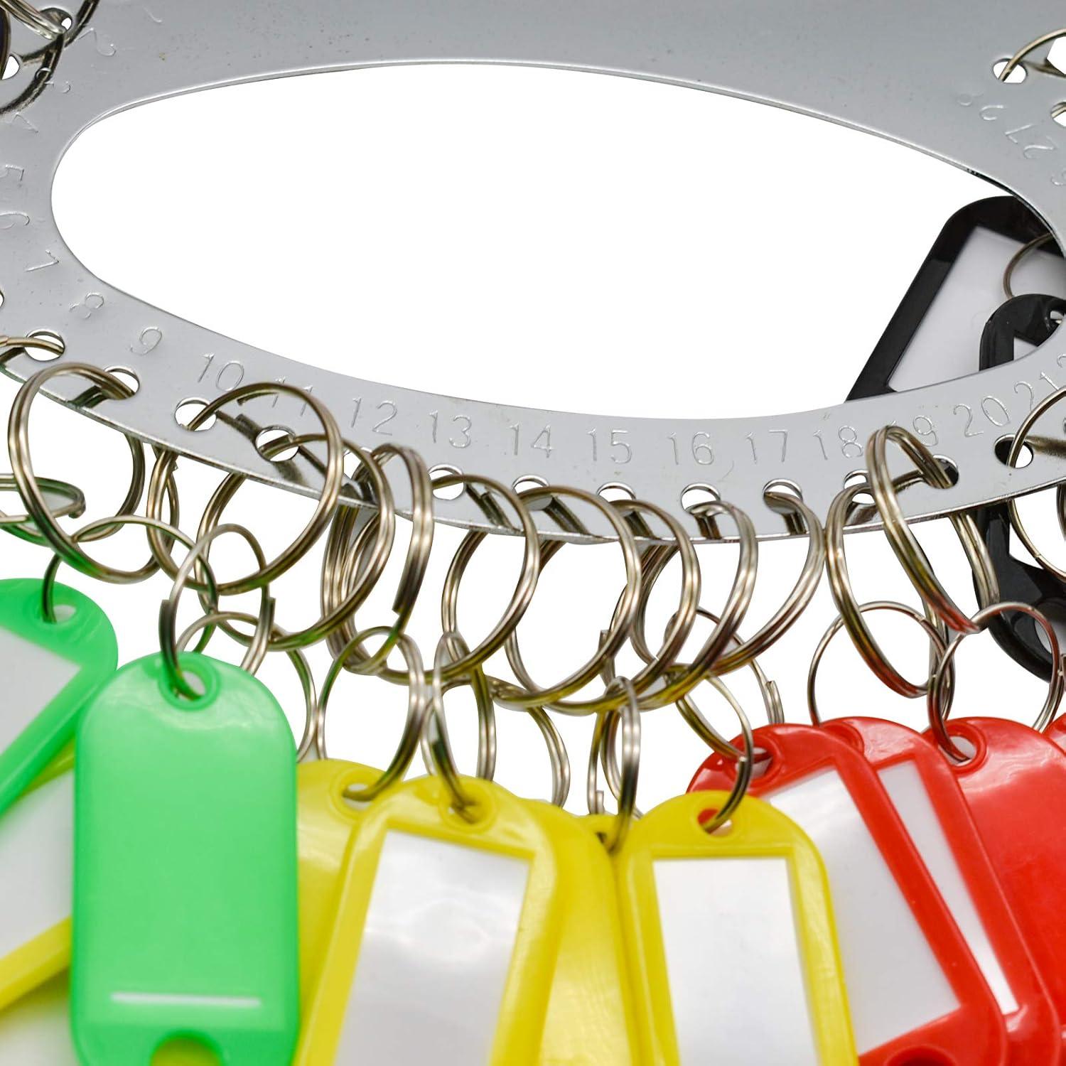 Organizador de Llaves Maydahui 2 Piezas con 28 Anillas y 60 Etiquetas