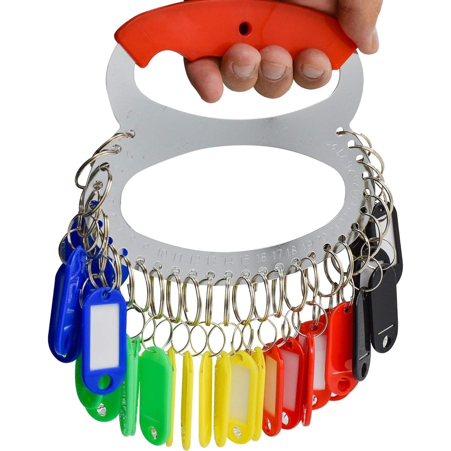 Organizador de Llaves Maydahui 2 Piezas con 28 Anillas y 60 Etiquetas