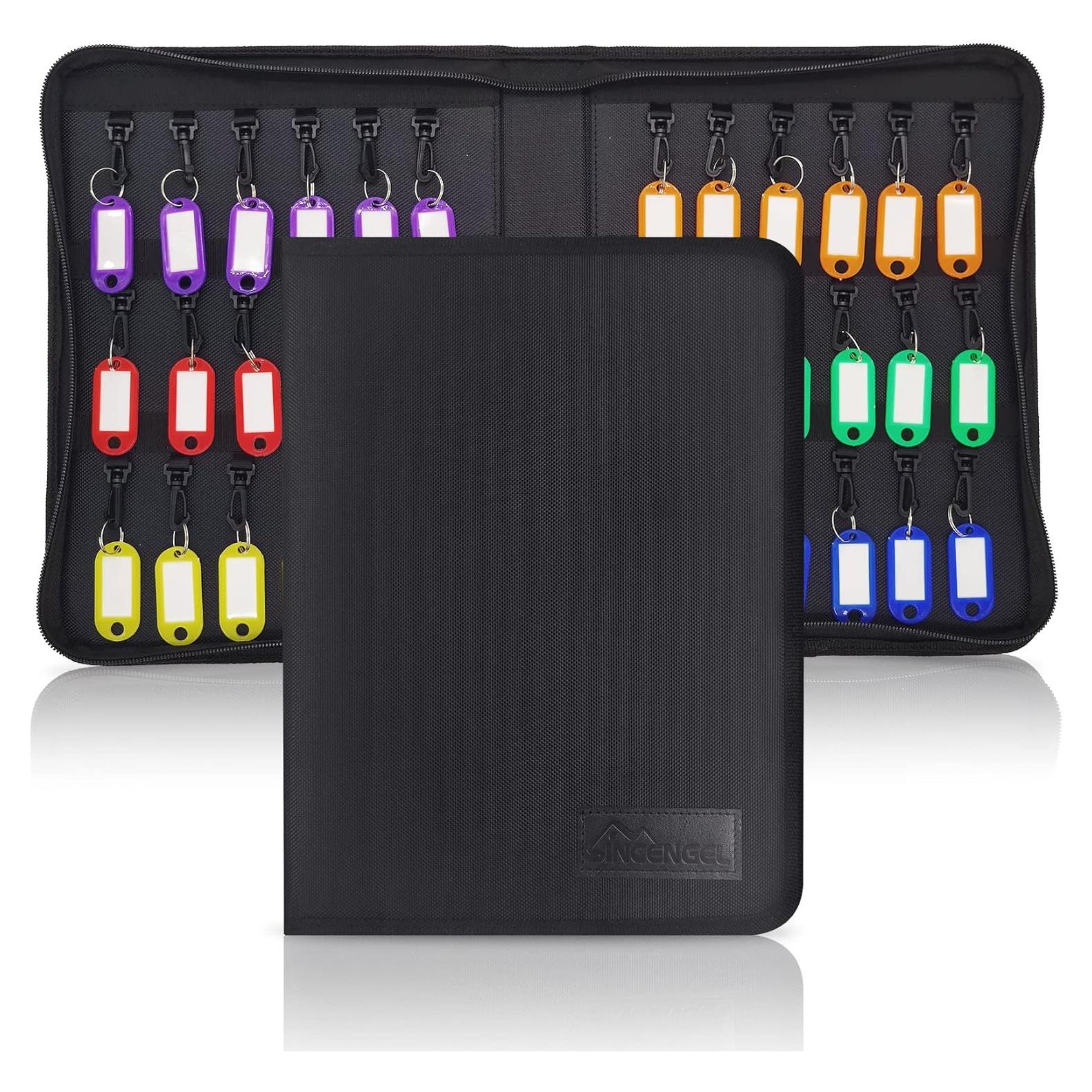 Estuche Organizador de Llaves Sincengel con 36 Ganchos y Etiquetas