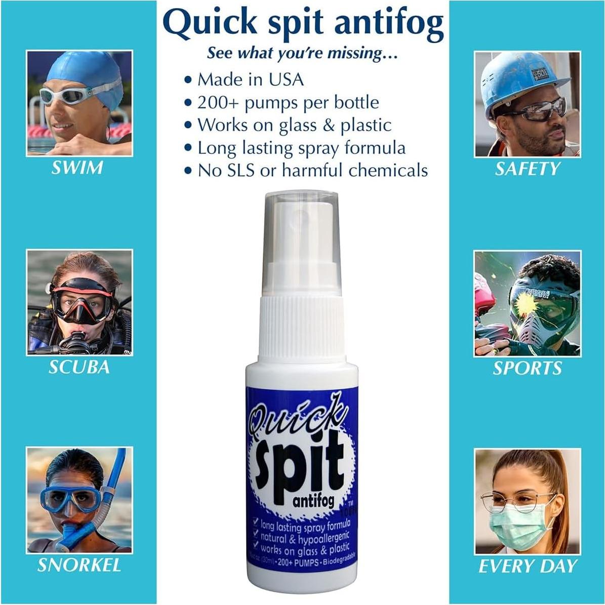 Spray Antivaho JAWS Quick Spit 29.57 ml para Gafas y Más