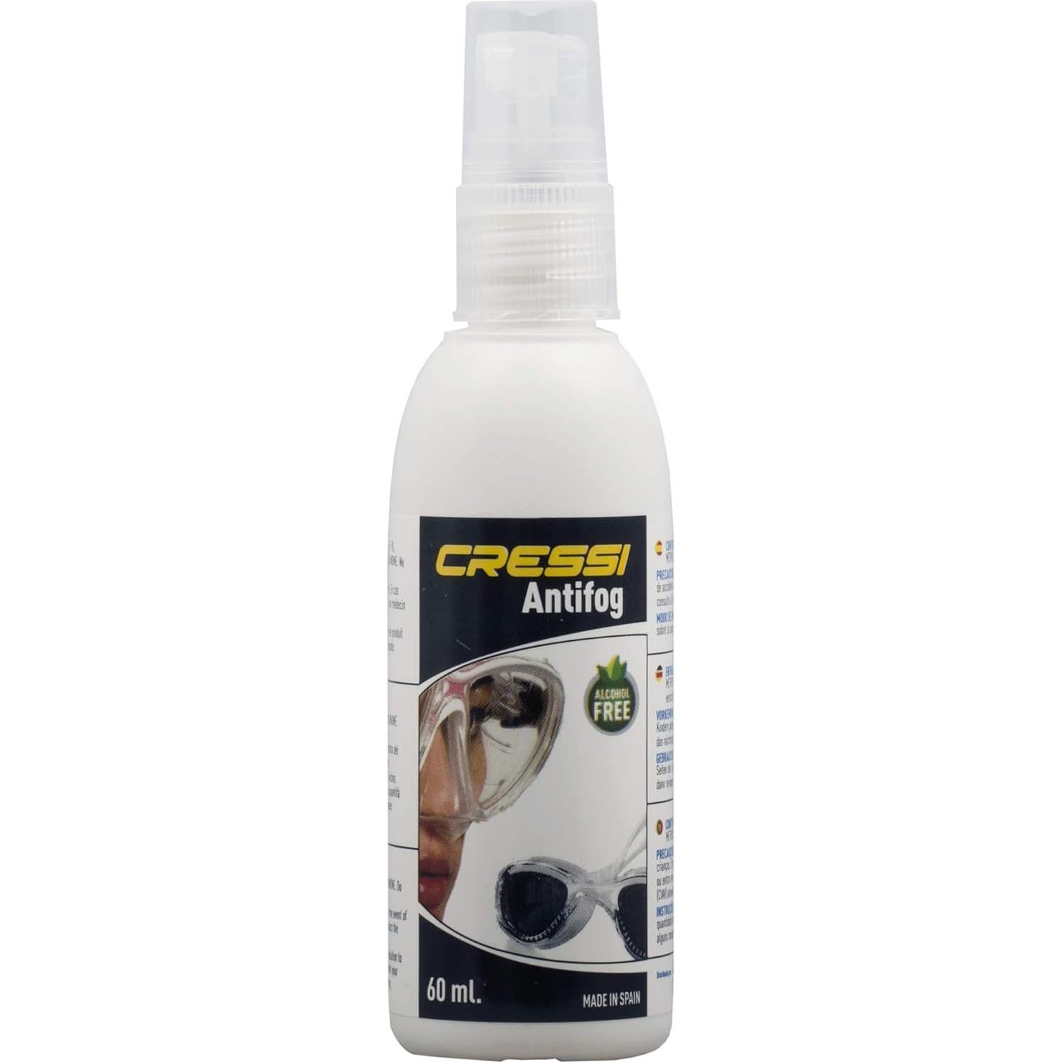 Spray Antivaho Cressi 60ml para Máscaras de Snorkel y Buceo