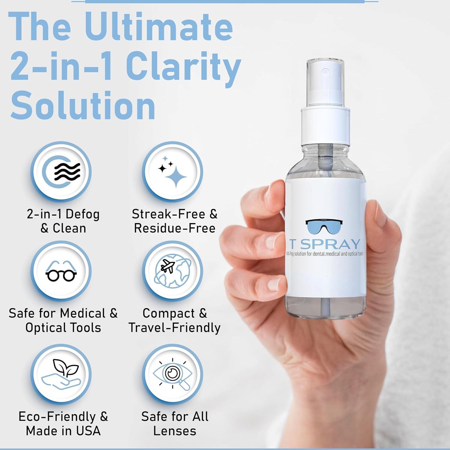 Spray Antivaho Profesional Proclear Medical 2oz - Limpiador de Gafas