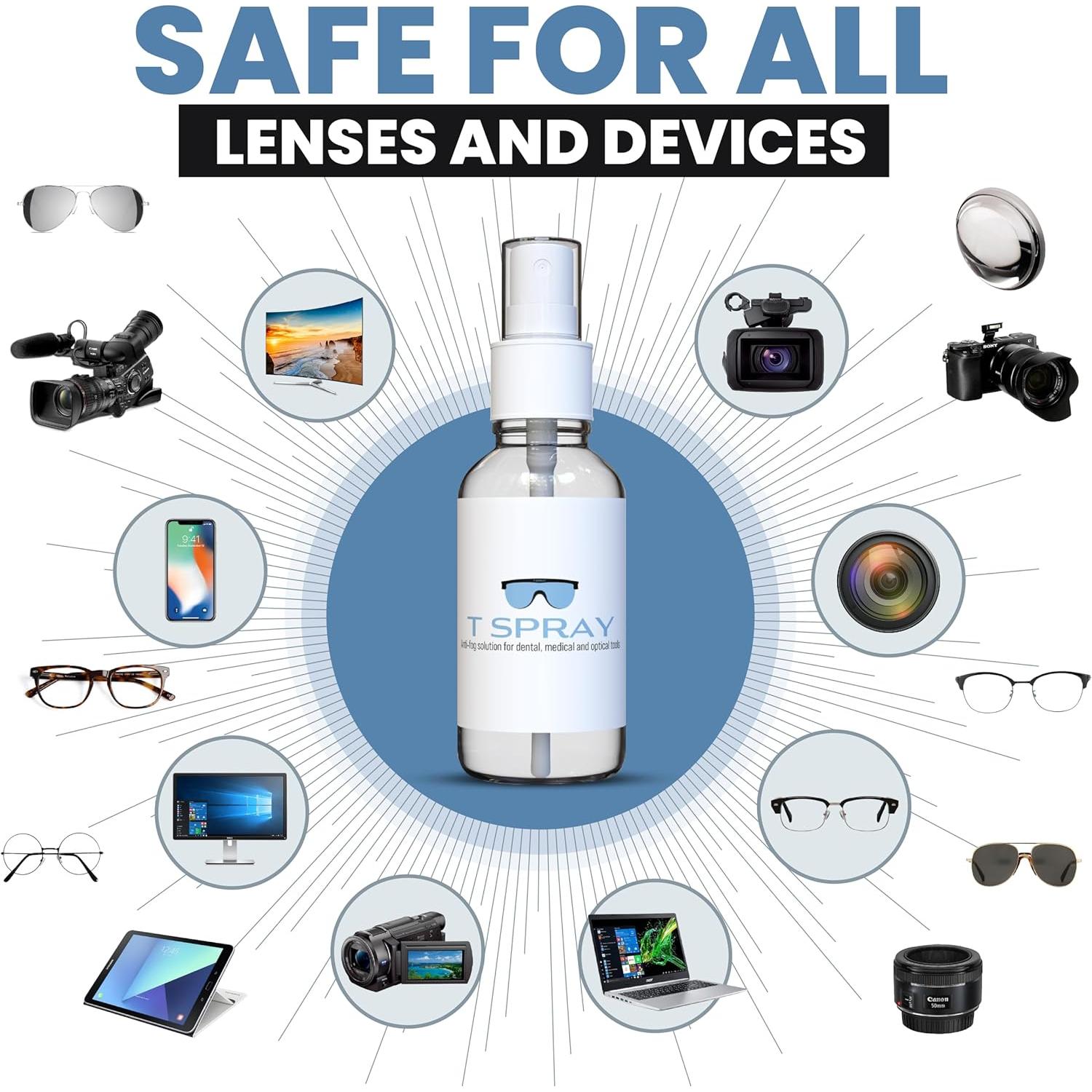 Spray Antivaho Profesional Proclear Medical 2oz - Limpiador de Gafas