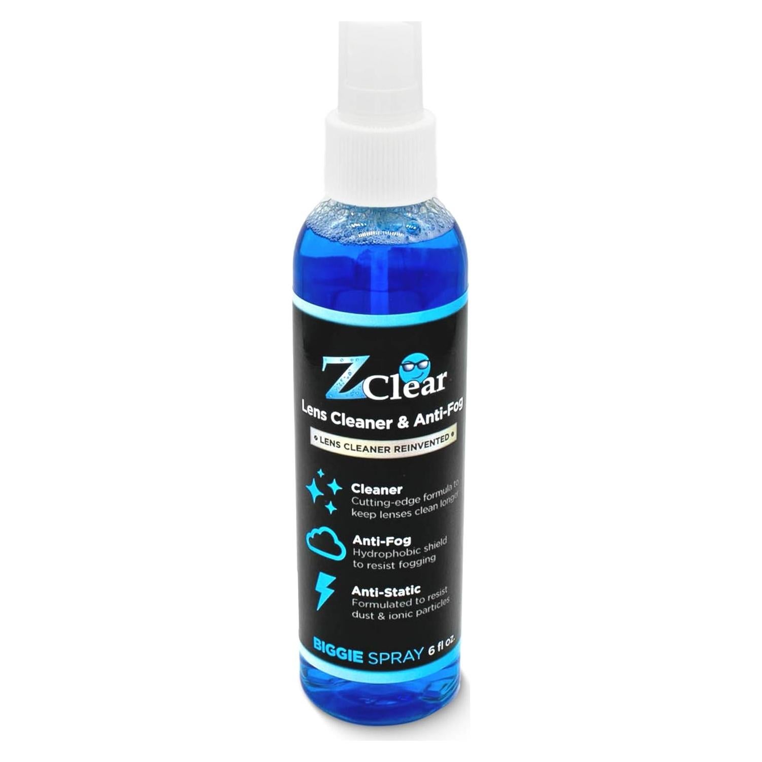 Spray Anti-Niebla Zclear 177ml | Limpiador de Gafas y Lentes