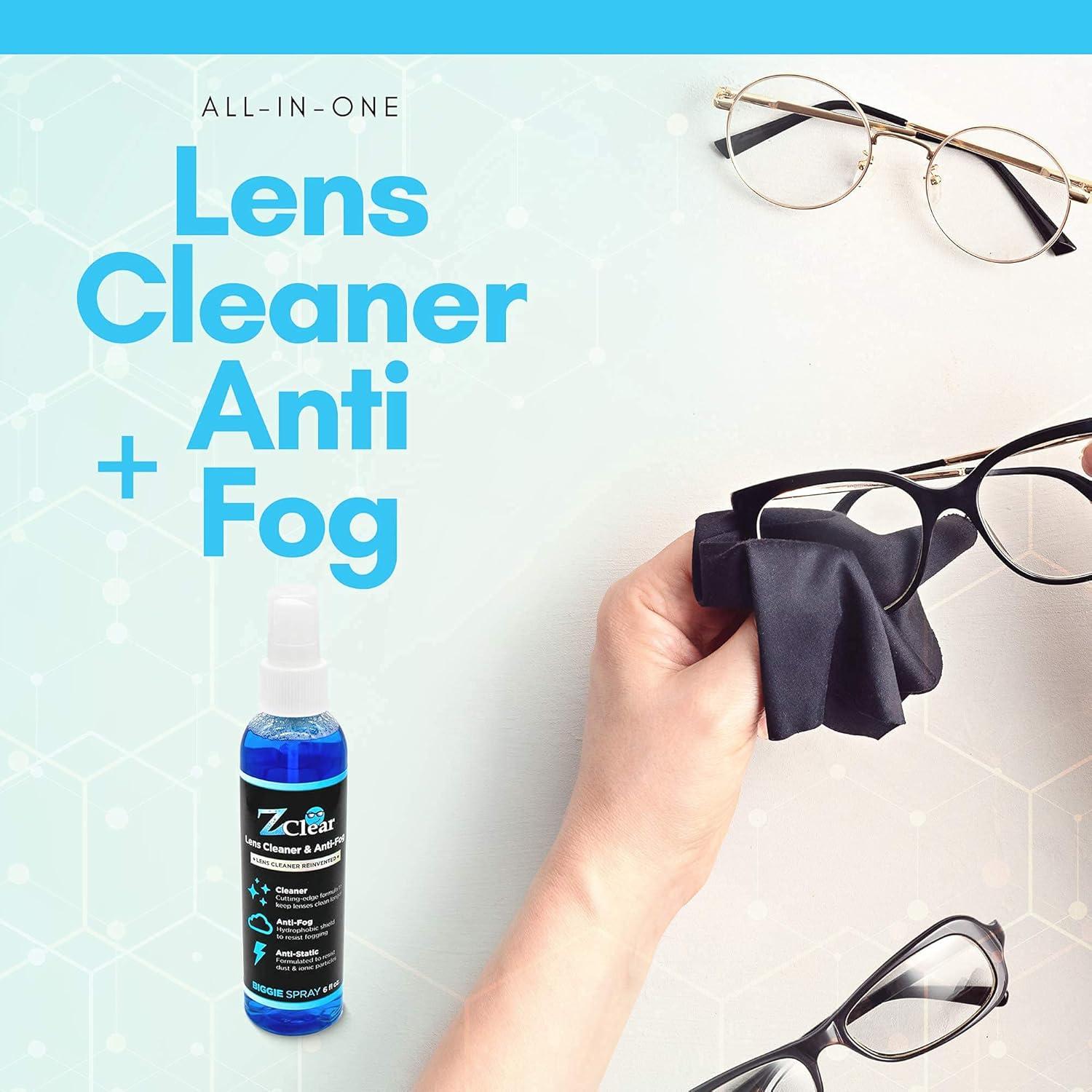 Spray Anti-Niebla Zclear 177ml | Limpiador de Gafas y Lentes