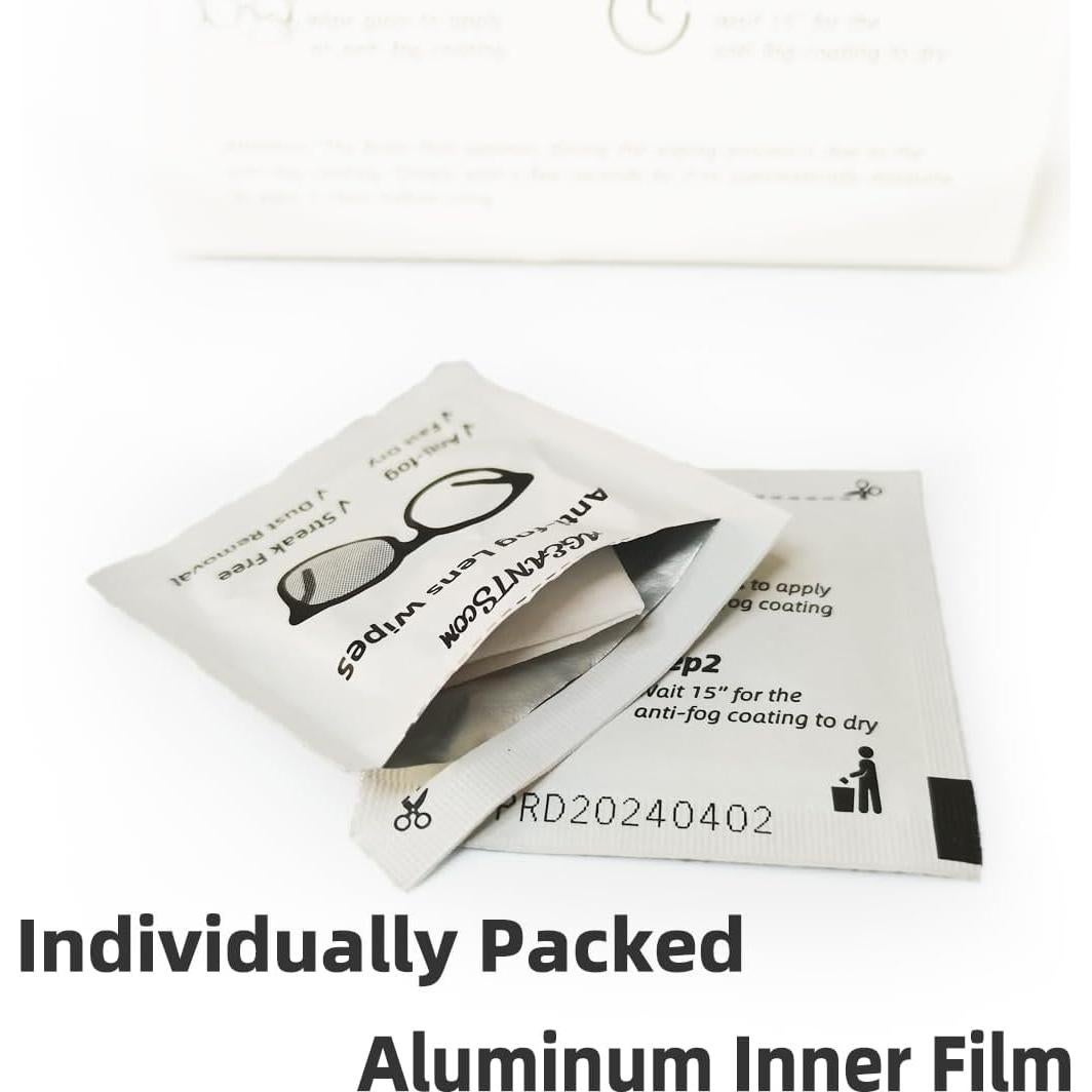 Toallitas Antivaho Prehumedecidas Ageantscom - 100 Unidades