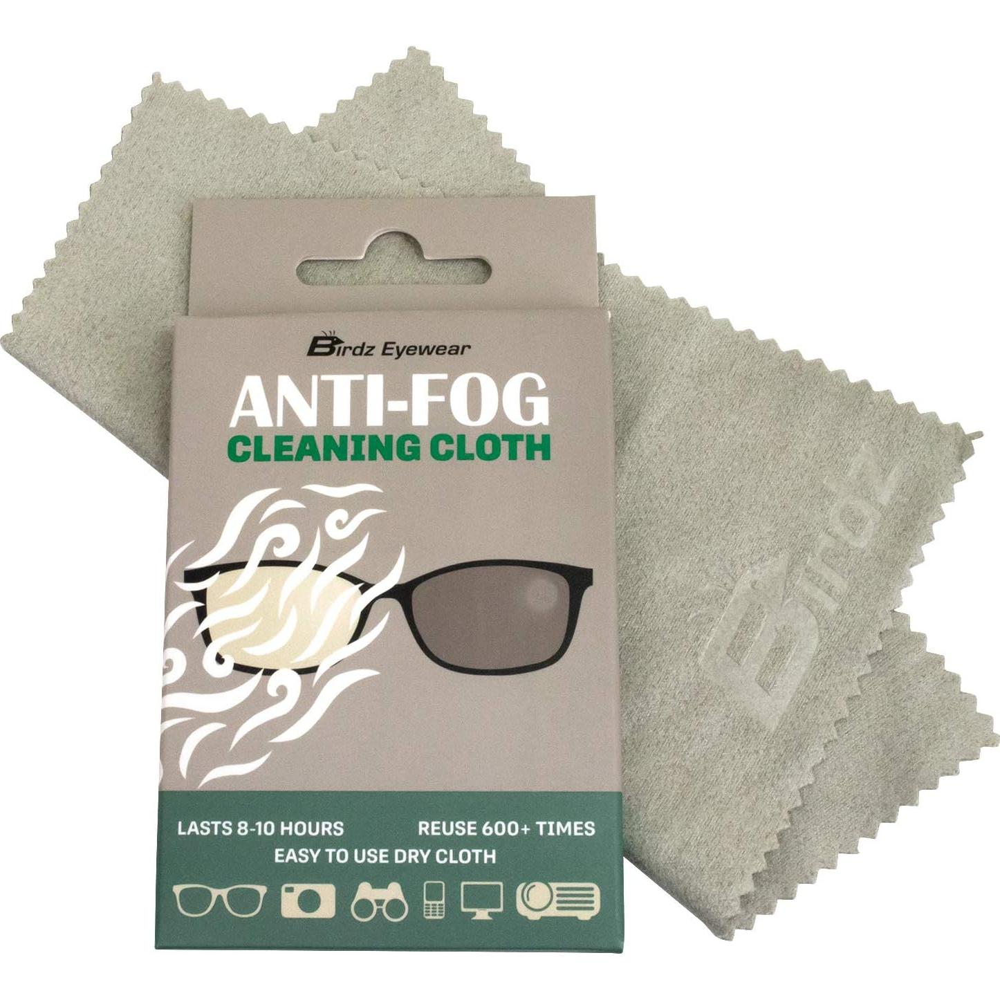 Paño Antivaho Birdz Reutilizable 15x15 cm - Sin Vaho para Gafas