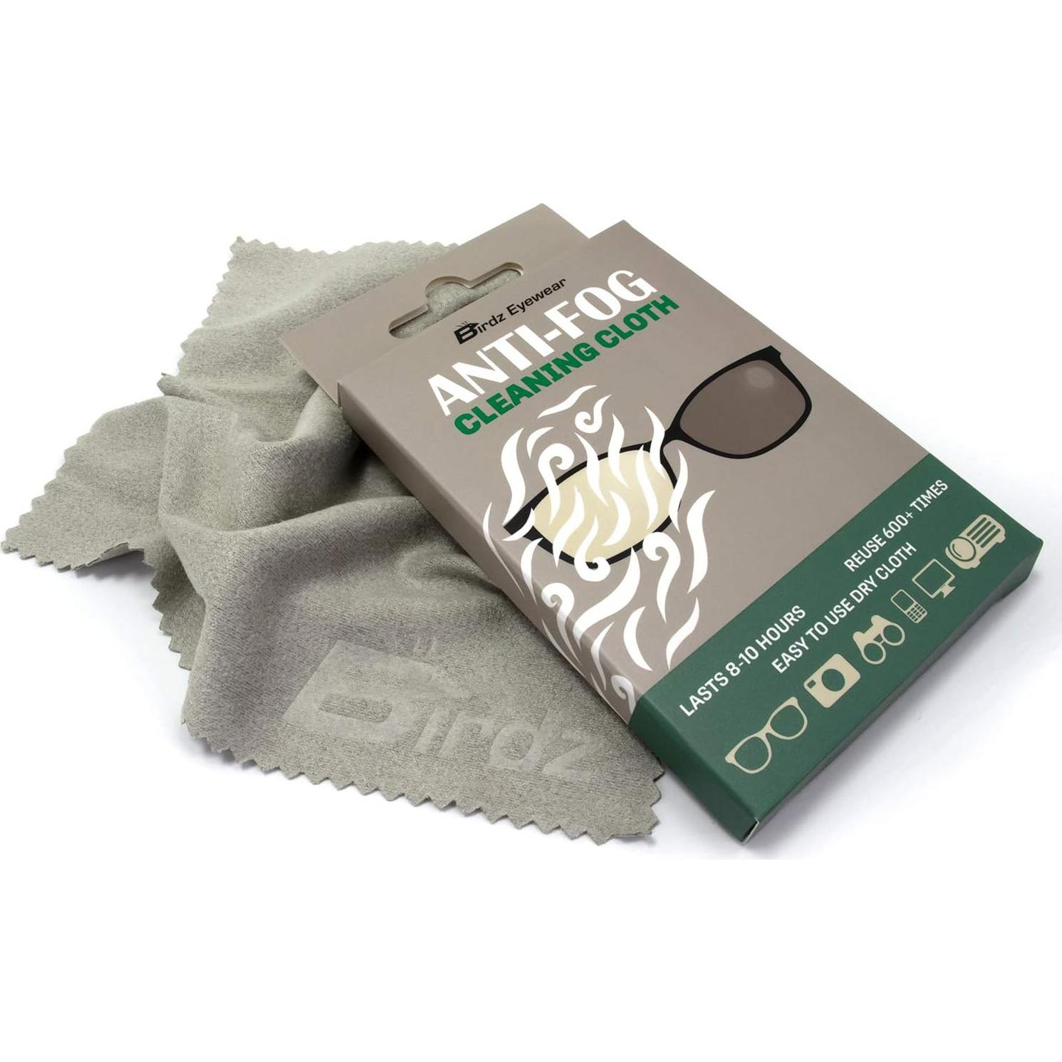 Paño Antivaho Birdz Reutilizable 15x15 cm - Sin Vaho para Gafas