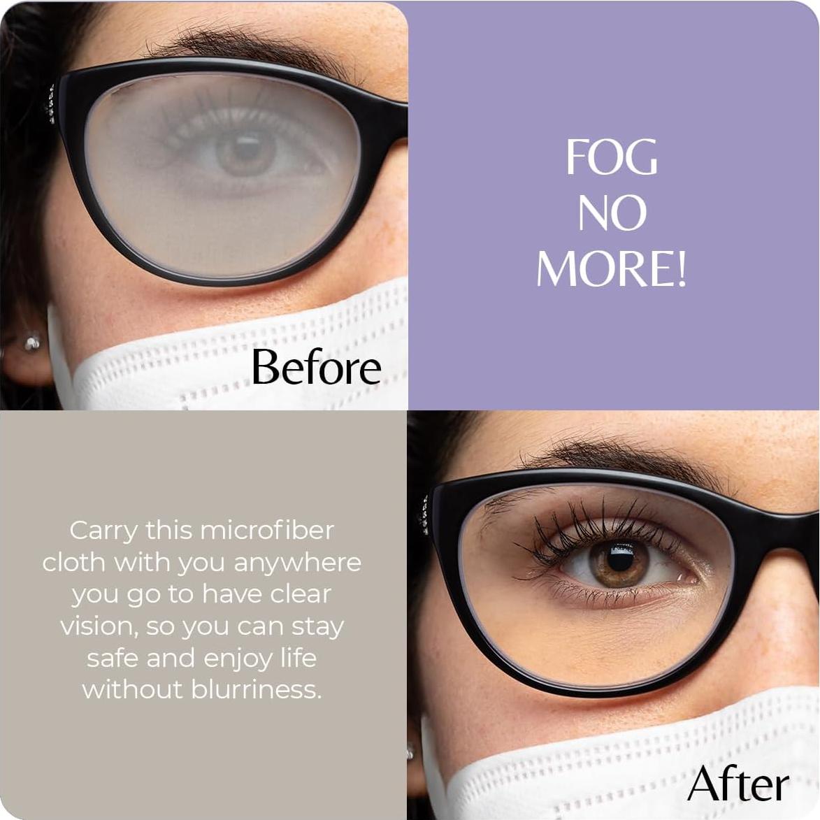Paño de limpieza de gafas Fog Stopper - Microfibra anti-vaho