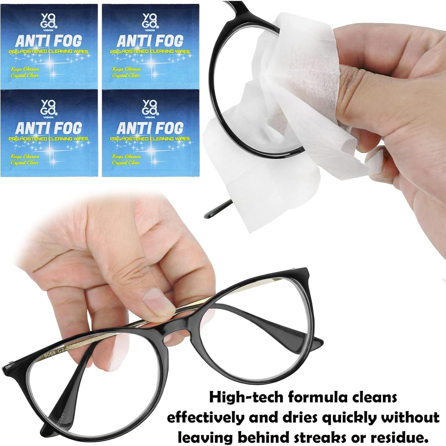 Toallitas Antivaho Yogo Vision - 200 Paquetes para Gafas