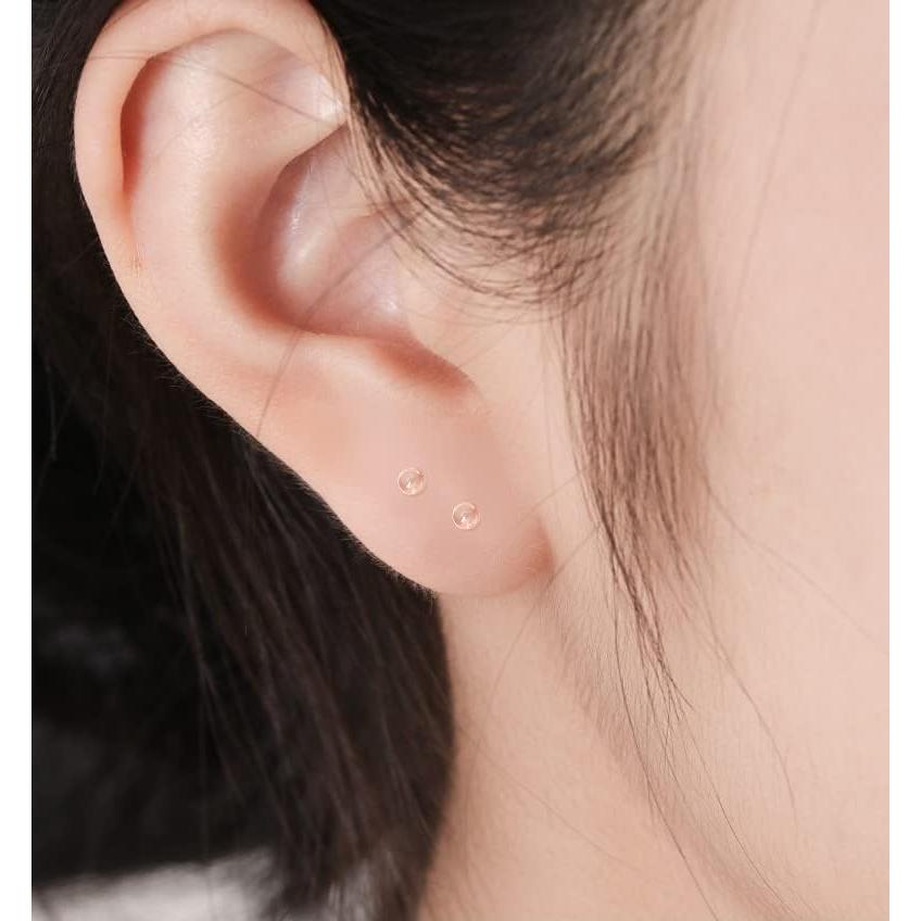 Pines de Plástico Invisible Elfstone 3mm para Pendientes - 200 Piezas