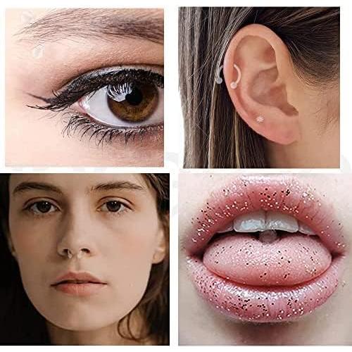 Kit 65pcs Retenedores Bioflex D.Bella para Piercings