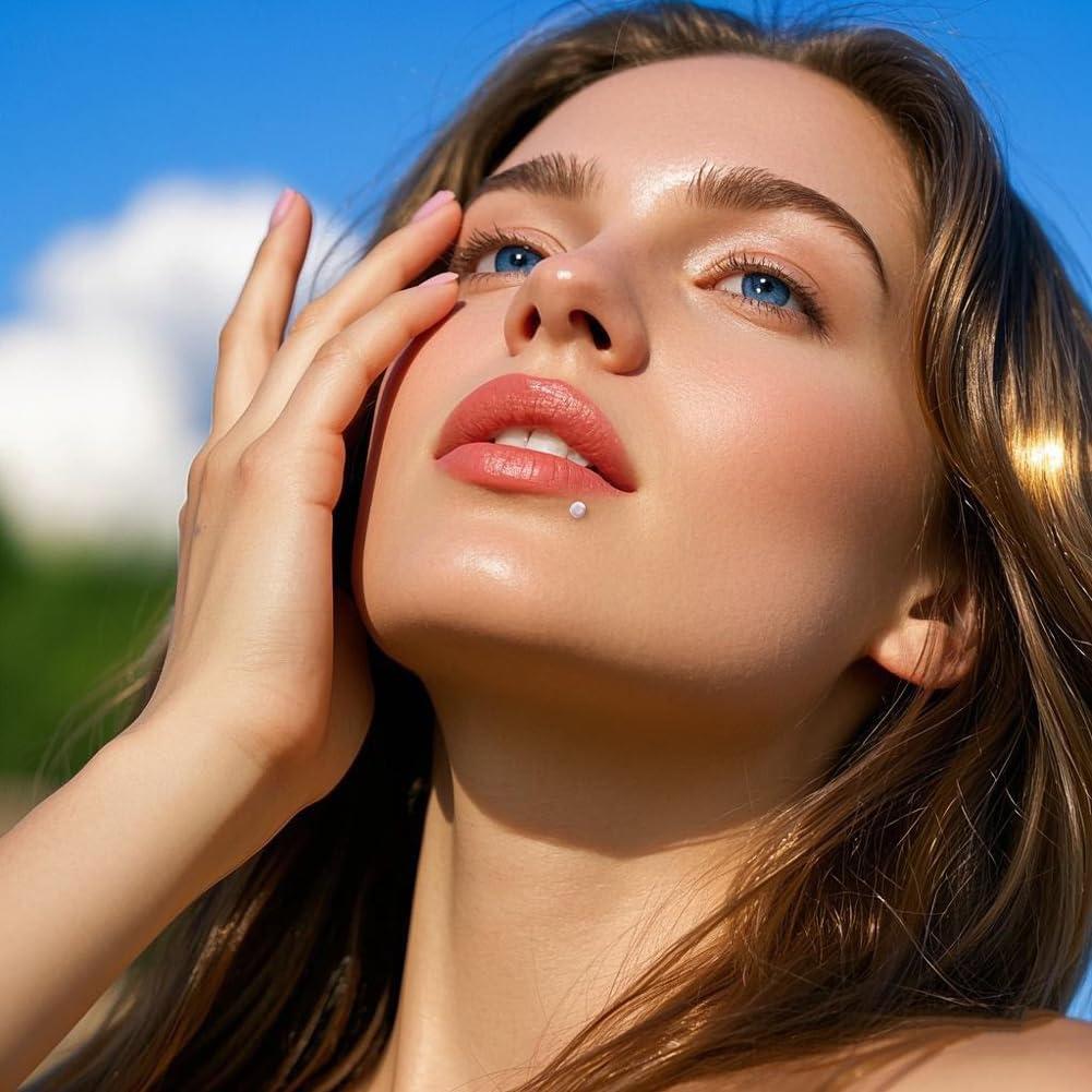 Conjunto de Retenedores de Piercing Transparentes Intera - 43 Piezas