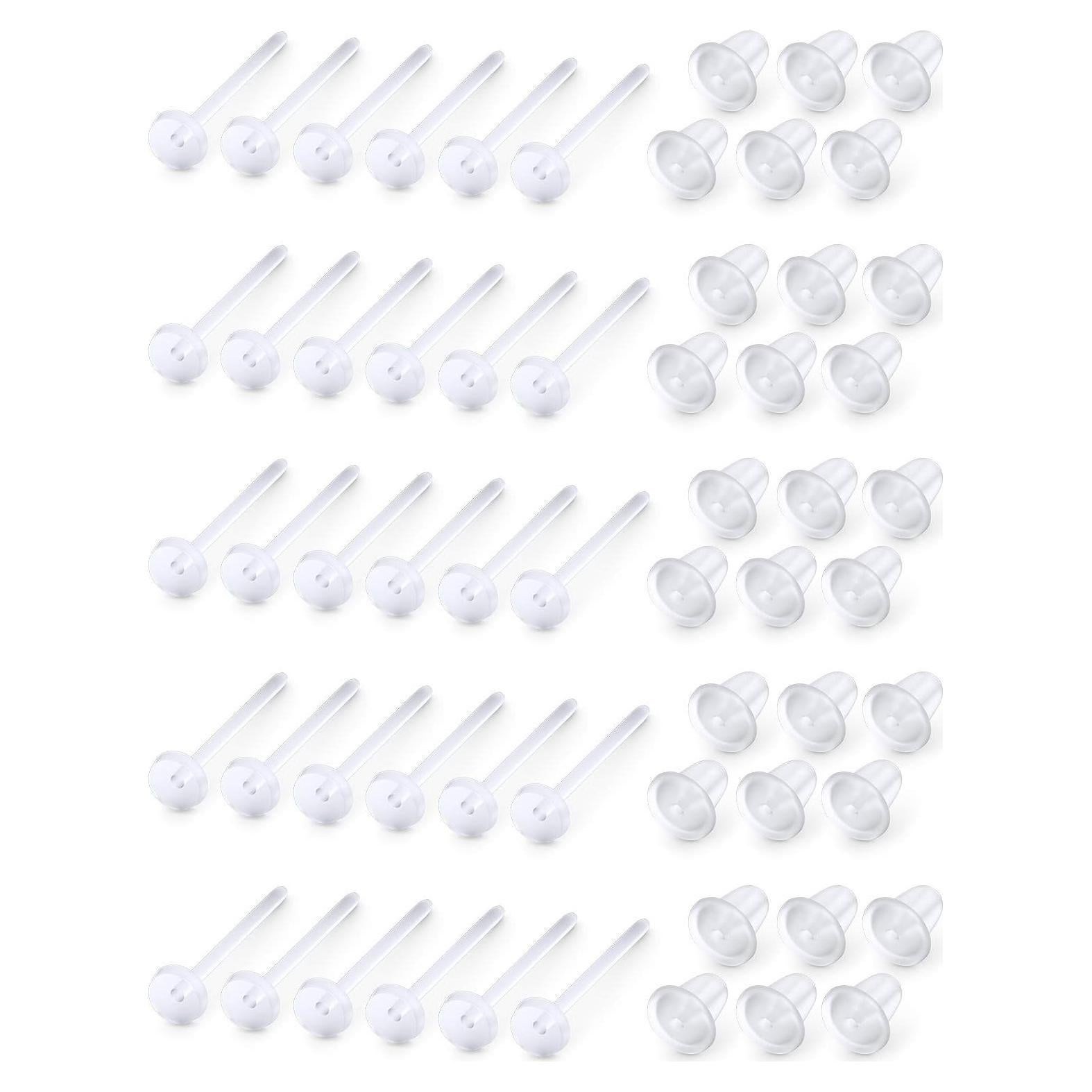 Aretes de Plástico Jenxnjsjo para Perforación Grado Médico