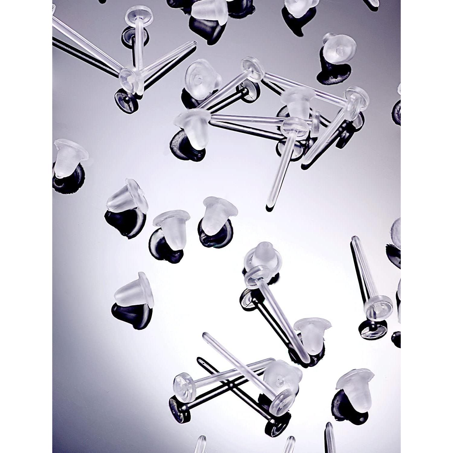 Aretes de Plástico Jenxnjsjo para Perforación Grado Médico