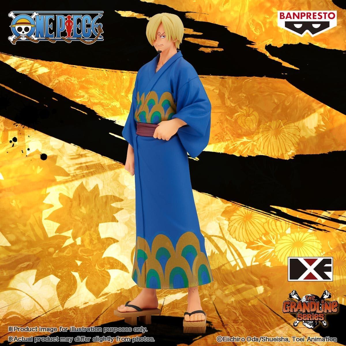 Figura Banpresto One Piece Sanji Yukata 17 cm DXF