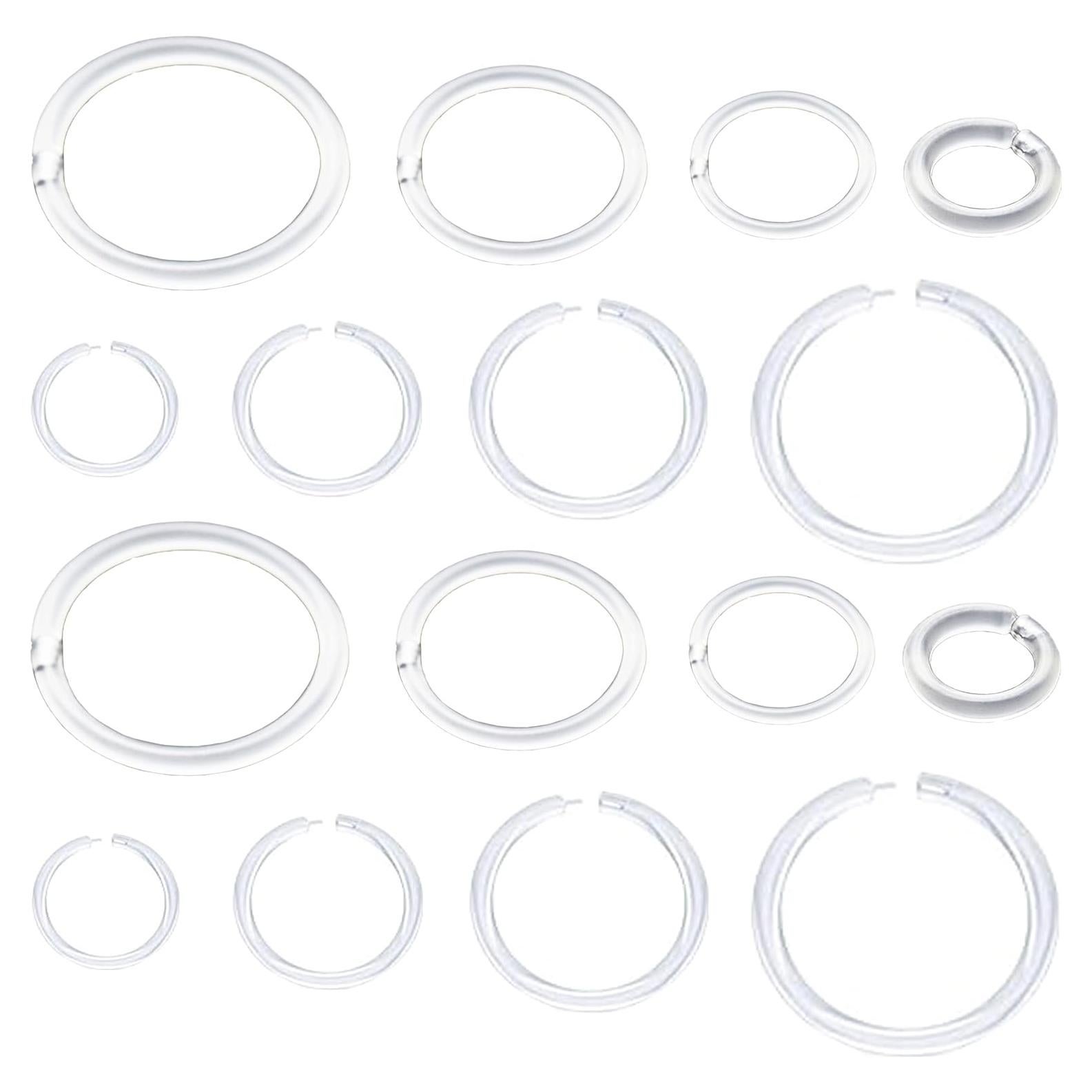 Retenedores de Oreja Hipoalergénicos Melimarry 20-16 Gauge