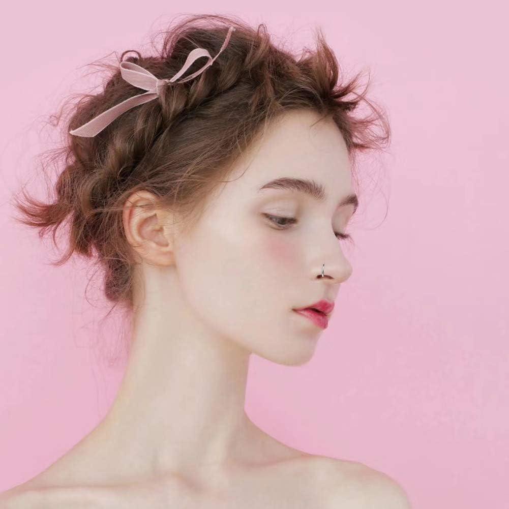 Juego de 24 Anillos de Nariz de Acero Inoxidable Angel King