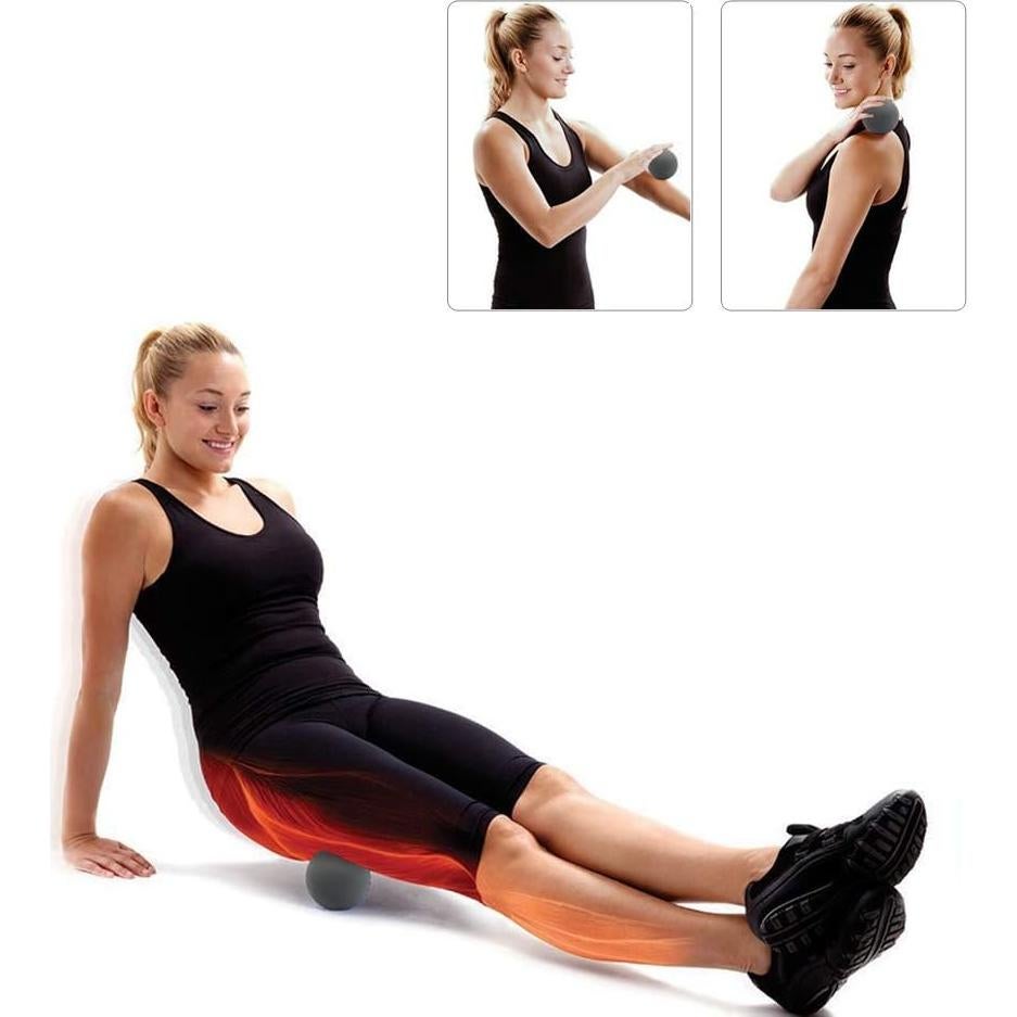 Set de Masaje para Pies SUNANTH - Rodillo y Pelotas Alivio Dolor