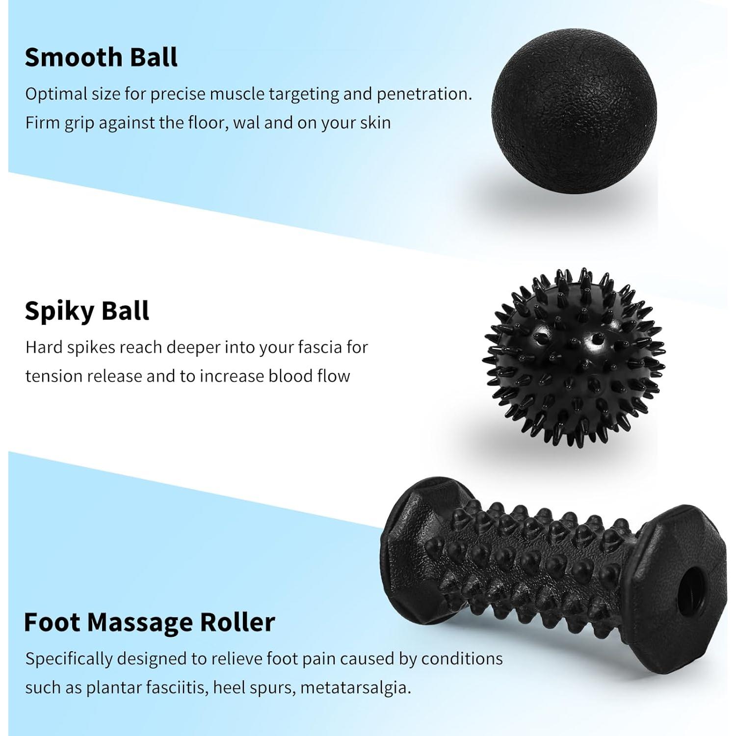 Set de Masaje para Alivio de Fascitis Plantar QLDT