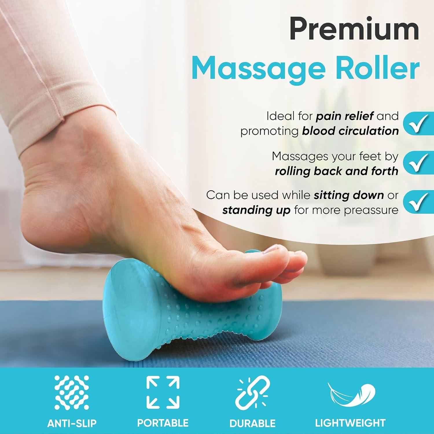 Kit de Alivio para Fascitis Plantar Cushio - Rodillo y Bola de Masaje