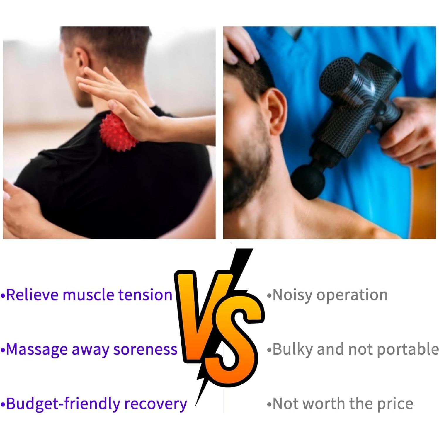 Juego de Pelotas de Masaje LUKYPORT para Alivio Muscular