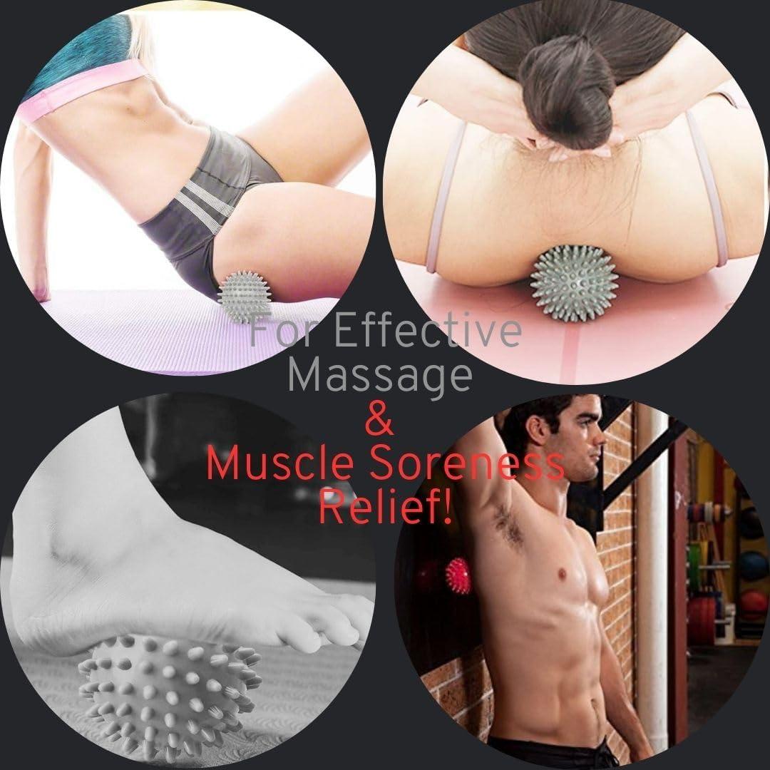 Bolas de Masaje Espinosas Comfilux para Alivio de Dolor