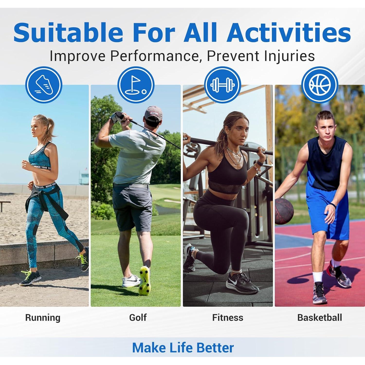 Calcetines de Compresión Sin Dedos Sagry para Neuropatía - Grande