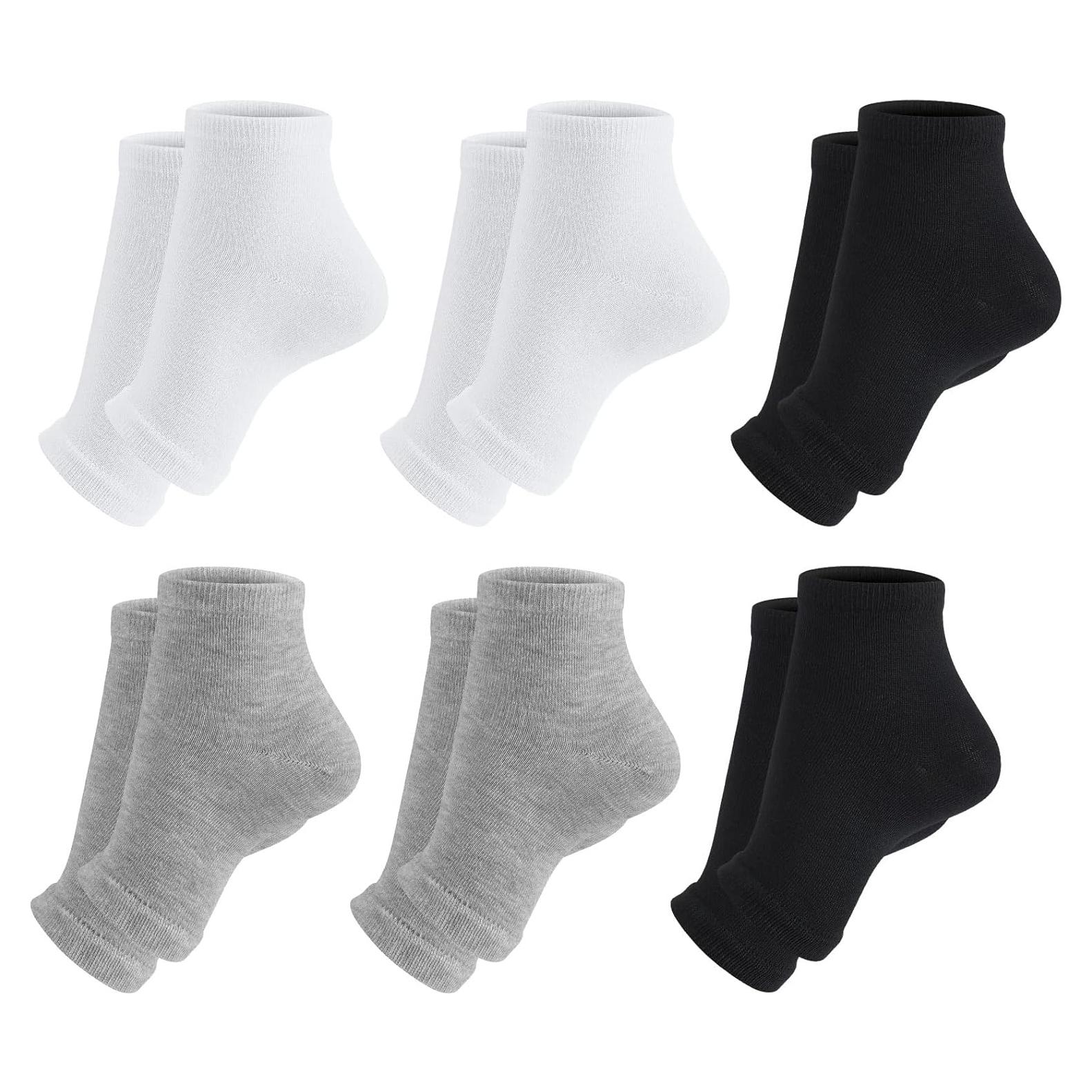 6 Pares de Calcetines Sin Dedos para Hombres Twistover - Algodón