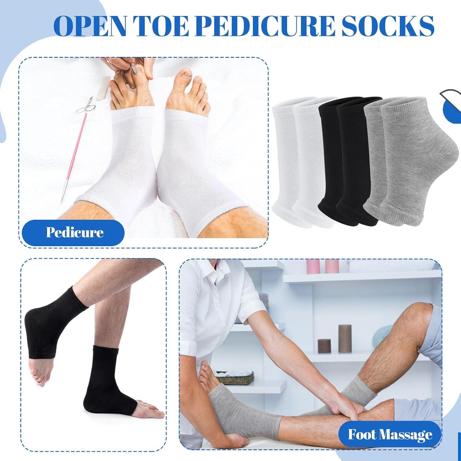 6 Pares de Calcetines Sin Dedos para Hombres Twistover - Algodón