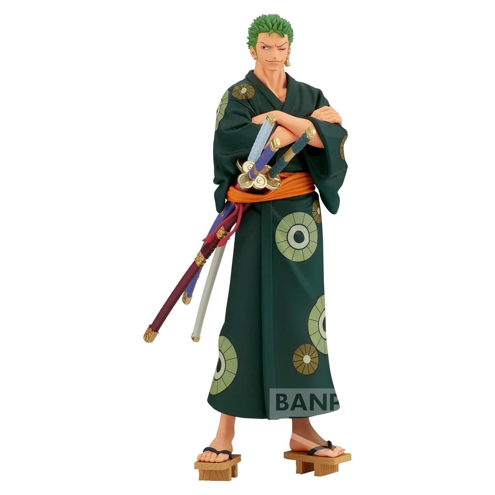 Figura Banpresto Zoro Yukata 17 cm One Piece DXF