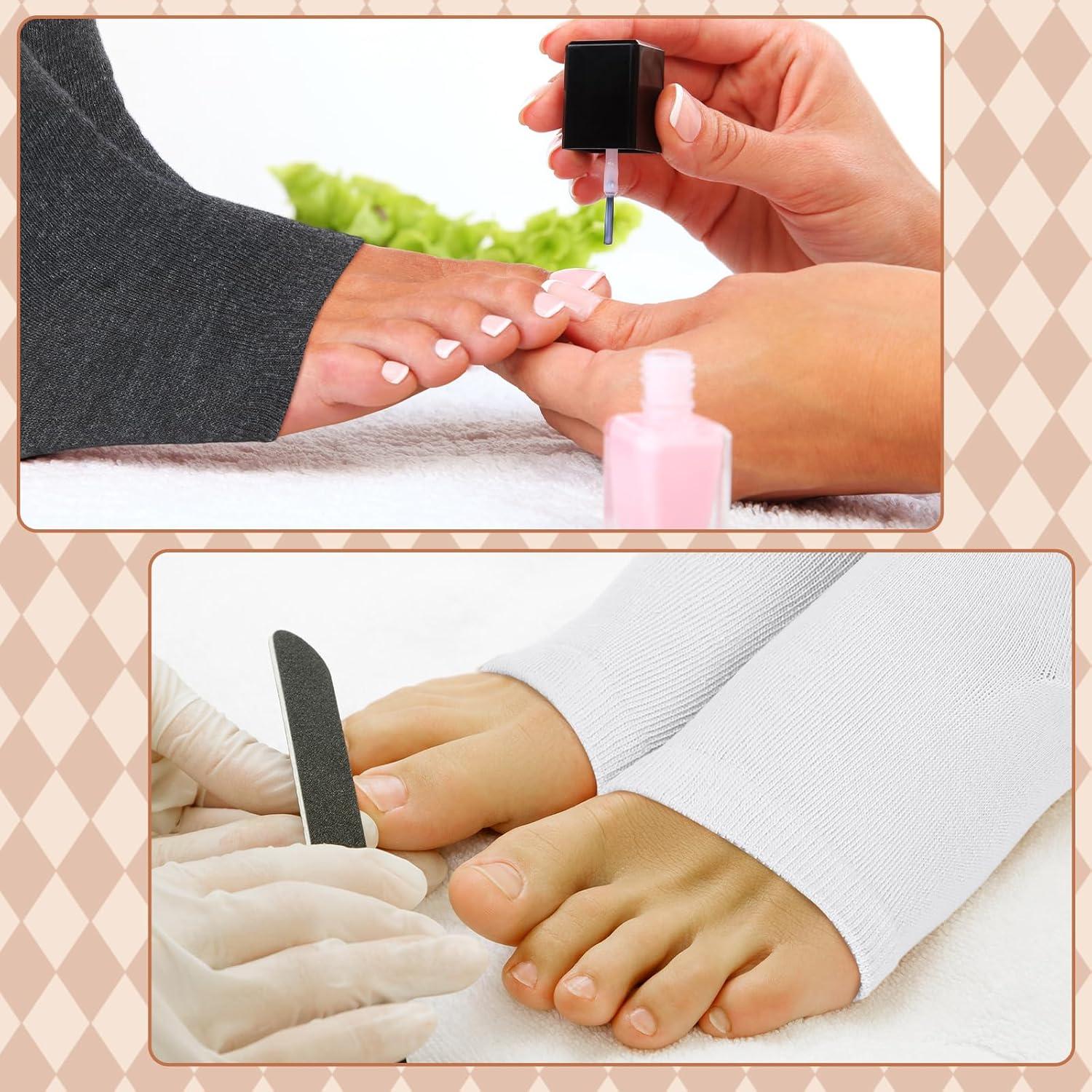 16 Pares de Calcetines de Algodón sin Dedos para Sandalias