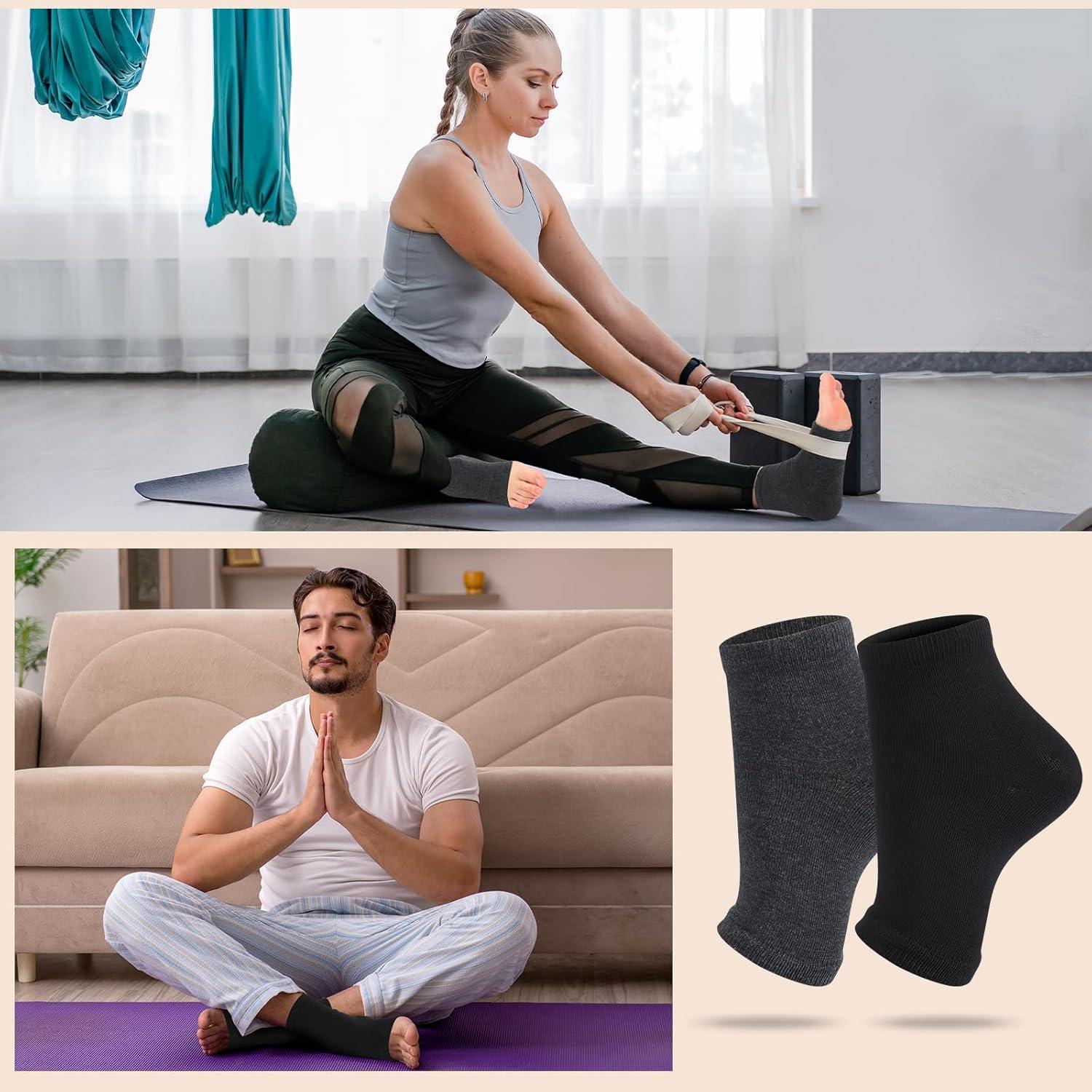 16 Pares de Calcetines de Algodón sin Dedos para Sandalias