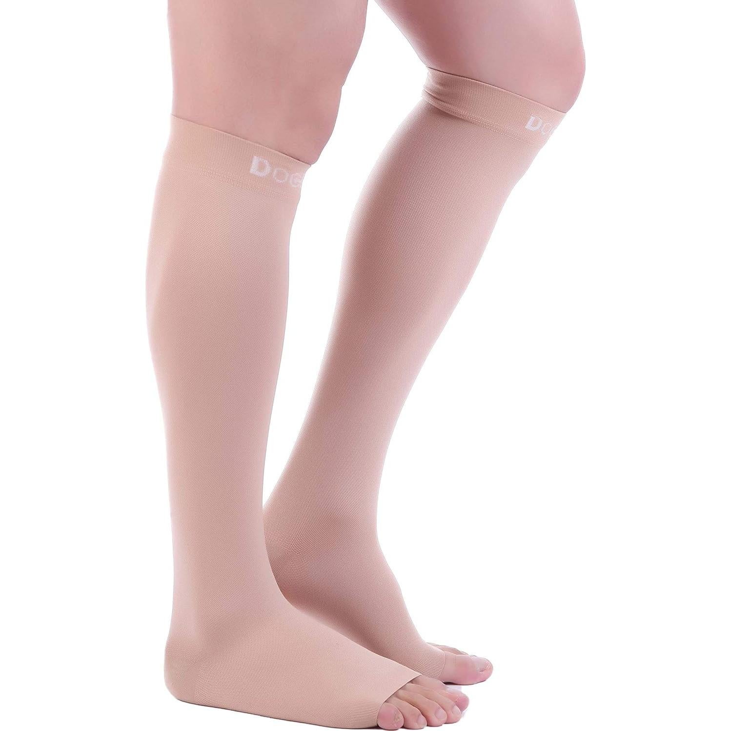 Calcetines de Compresión Doc Miller Punta Abierta 8-15 mmHg