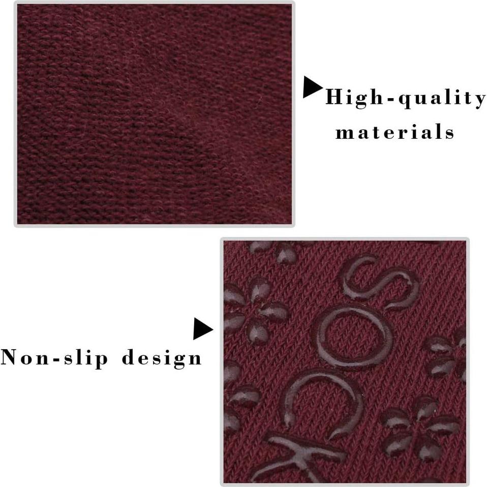 Calcetines Antideslizantes de Pilates y Yoga Pengxiaomei - 4 Pares