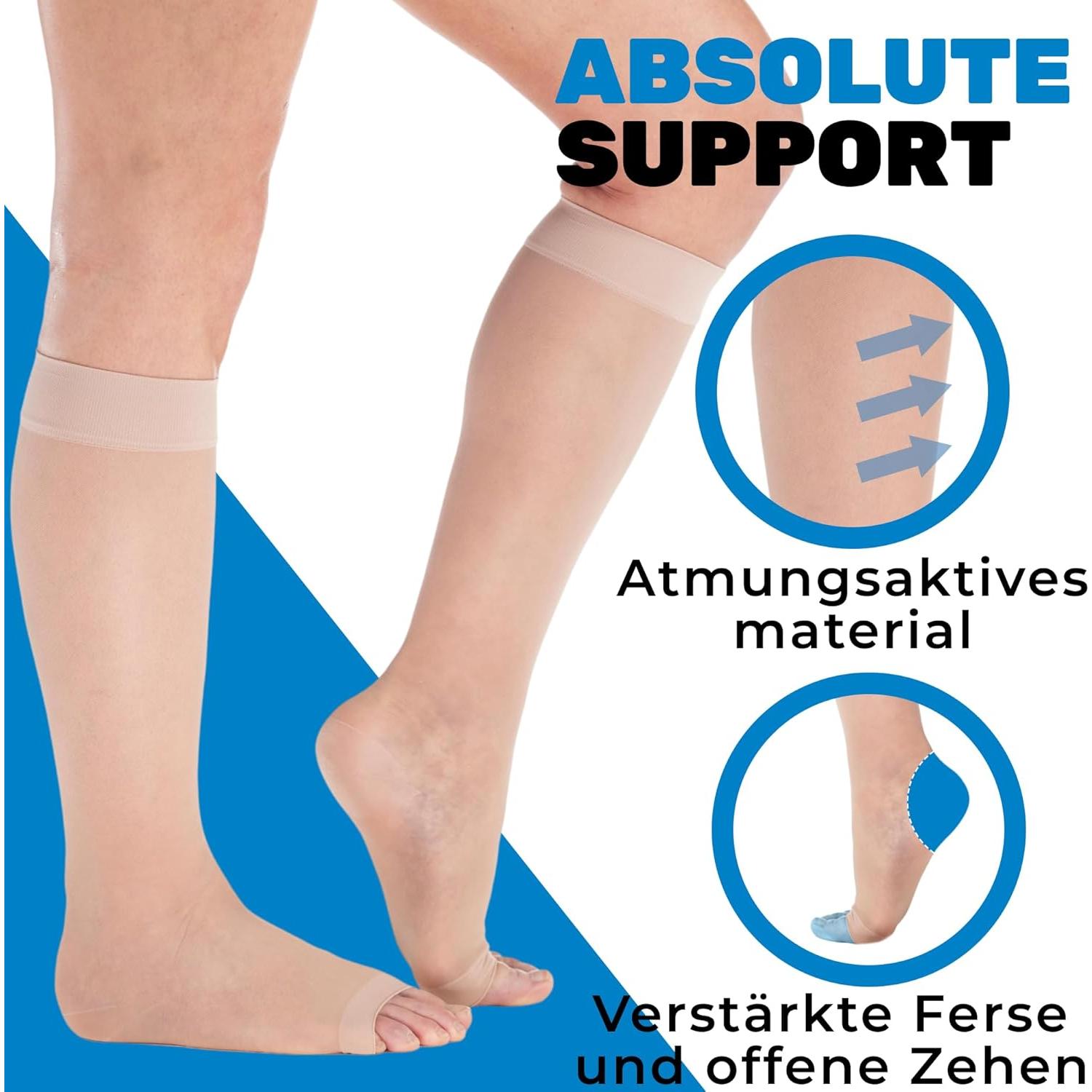 Calcetines de Compresión Mujeres Absolute Support Grande 15-20 mmHg