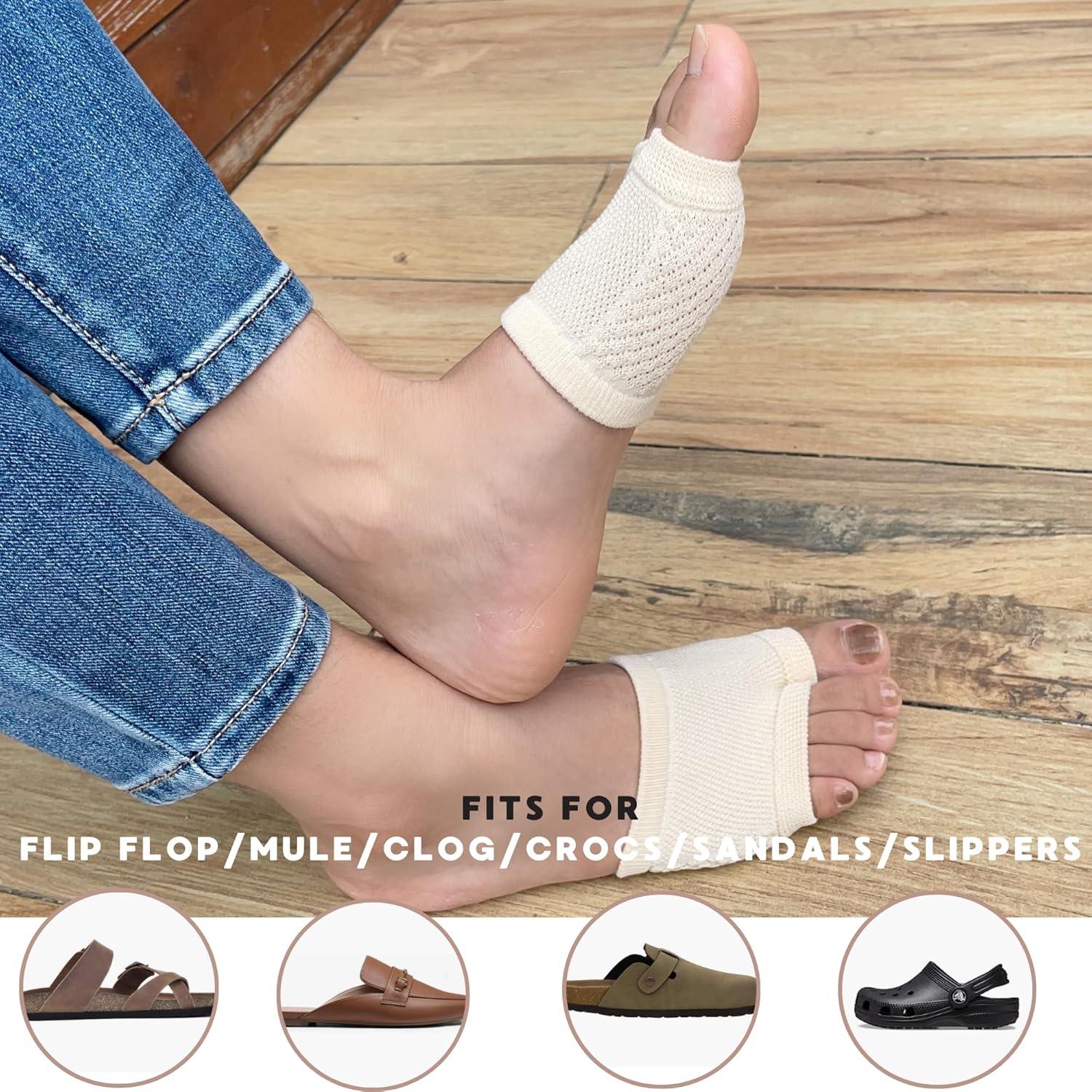 Calcetines Cortos Abiertos DUNKOING Algodón para Mujeres 5-9