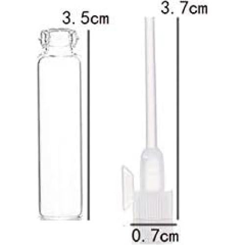 Botellas de Vidrio Vacías 1ml JJKMALL - 100 Piezas para Perfume