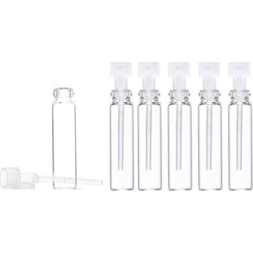 Botellas de Vidrio Vacías 1ml JJKMALL - 100 Piezas para Perfume