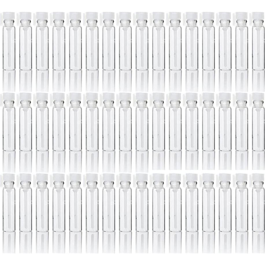 100 Frascos de Vidrio 1ml Elfenstall + 10 Gotero 0.5ml