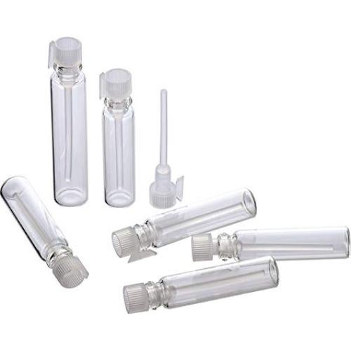 120 Frascos de Vidrio 1ml para Perfume y Aceites Esenciales