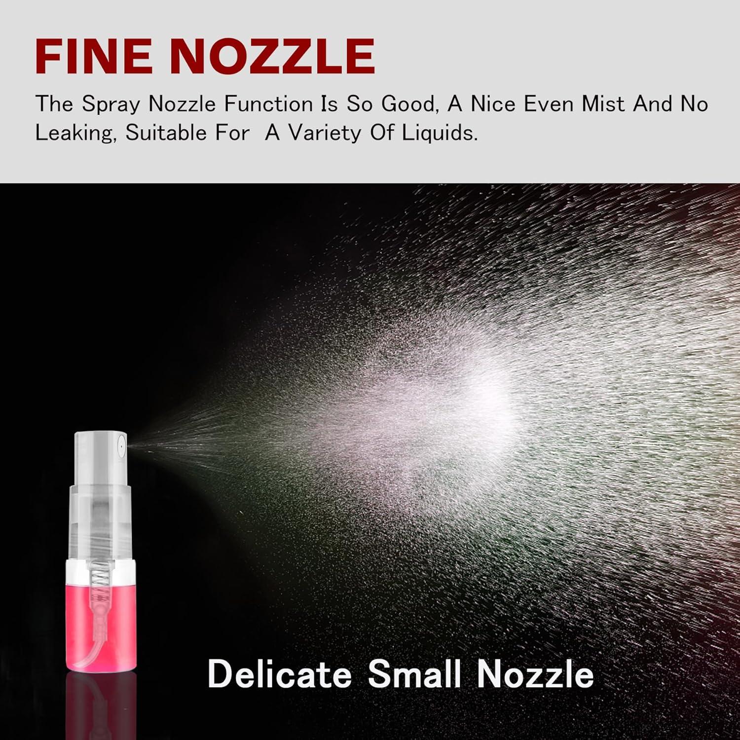 Botellas de Spray Mini 60 Pcs 2ml Vidrio Recargable Csdtylh