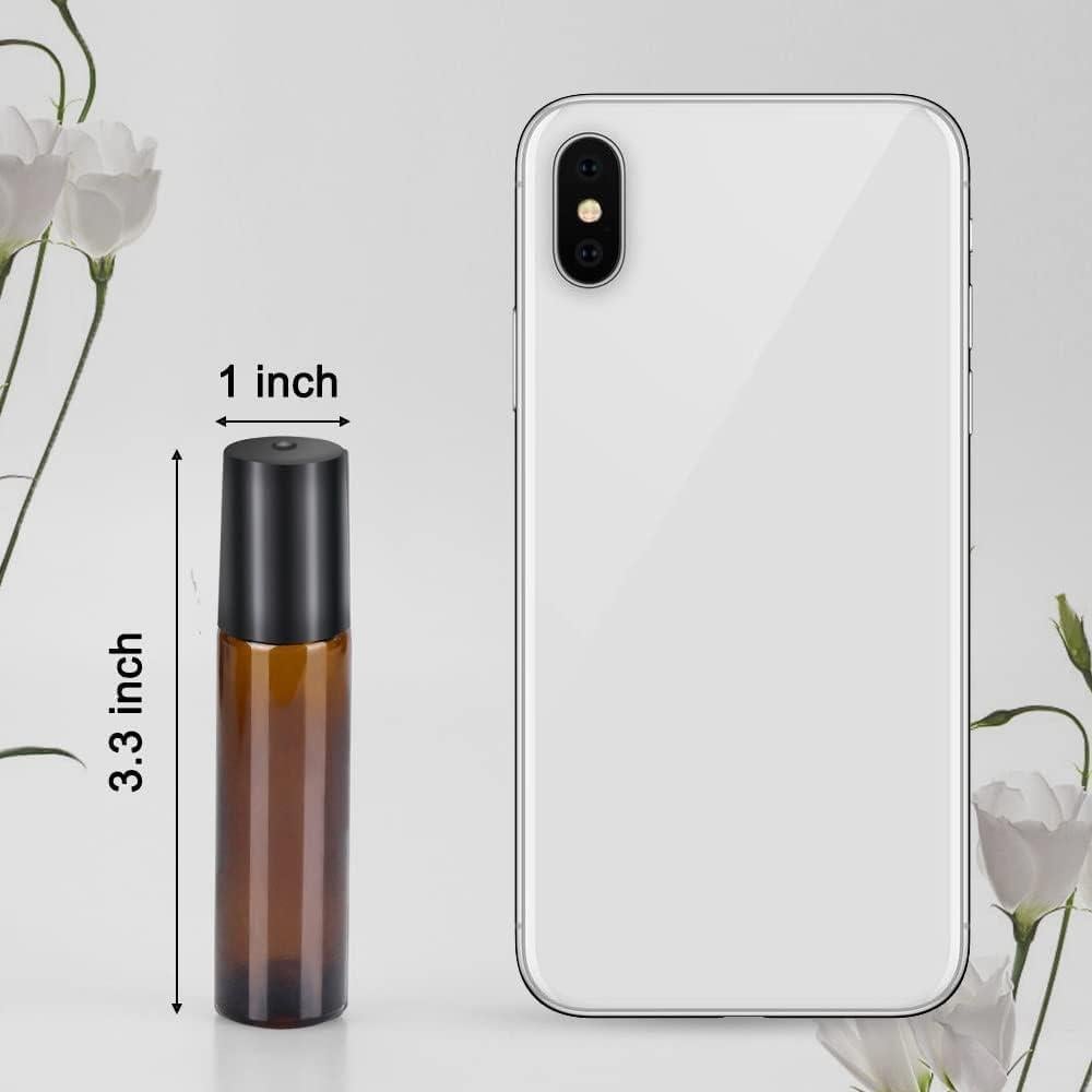 Botellas de Aceite Esencial Sungwoo 12 Pack 10ml Ámbar