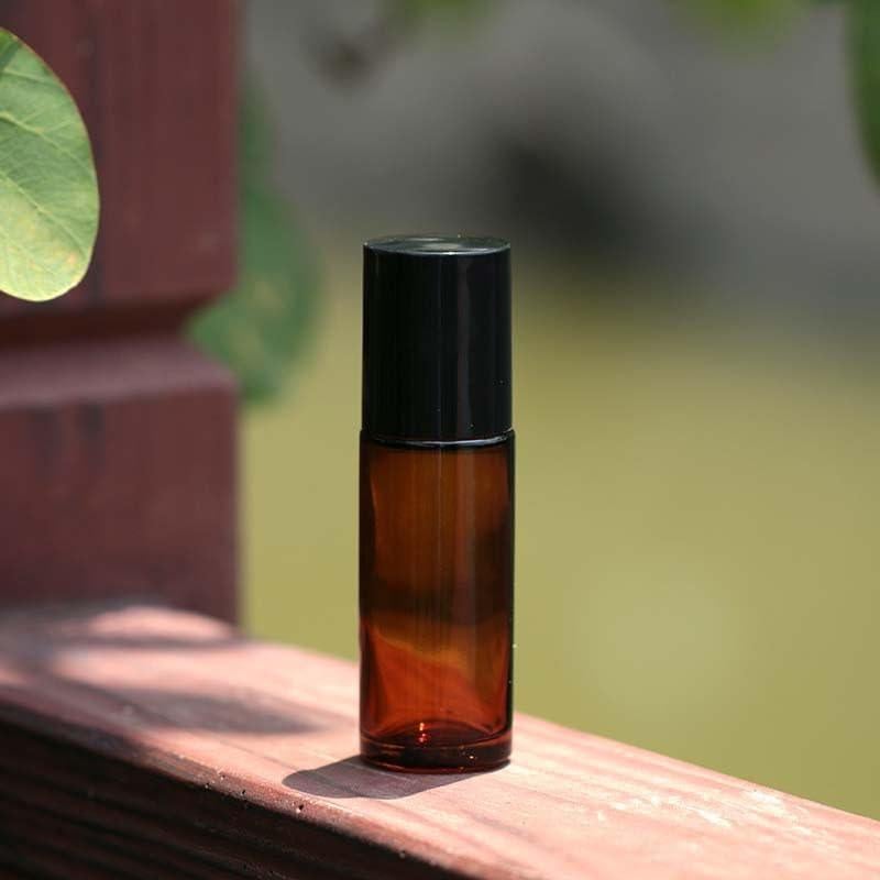 2 Botellas de Vidrio Reutilizables 30ml LNYMZD para Aceite Esencial