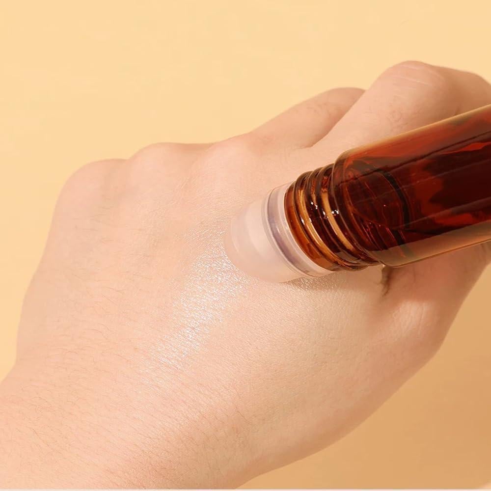 2 Botellas de Rodillo de Vidrio 50ml Cchenxxi para Aceites Esenciales