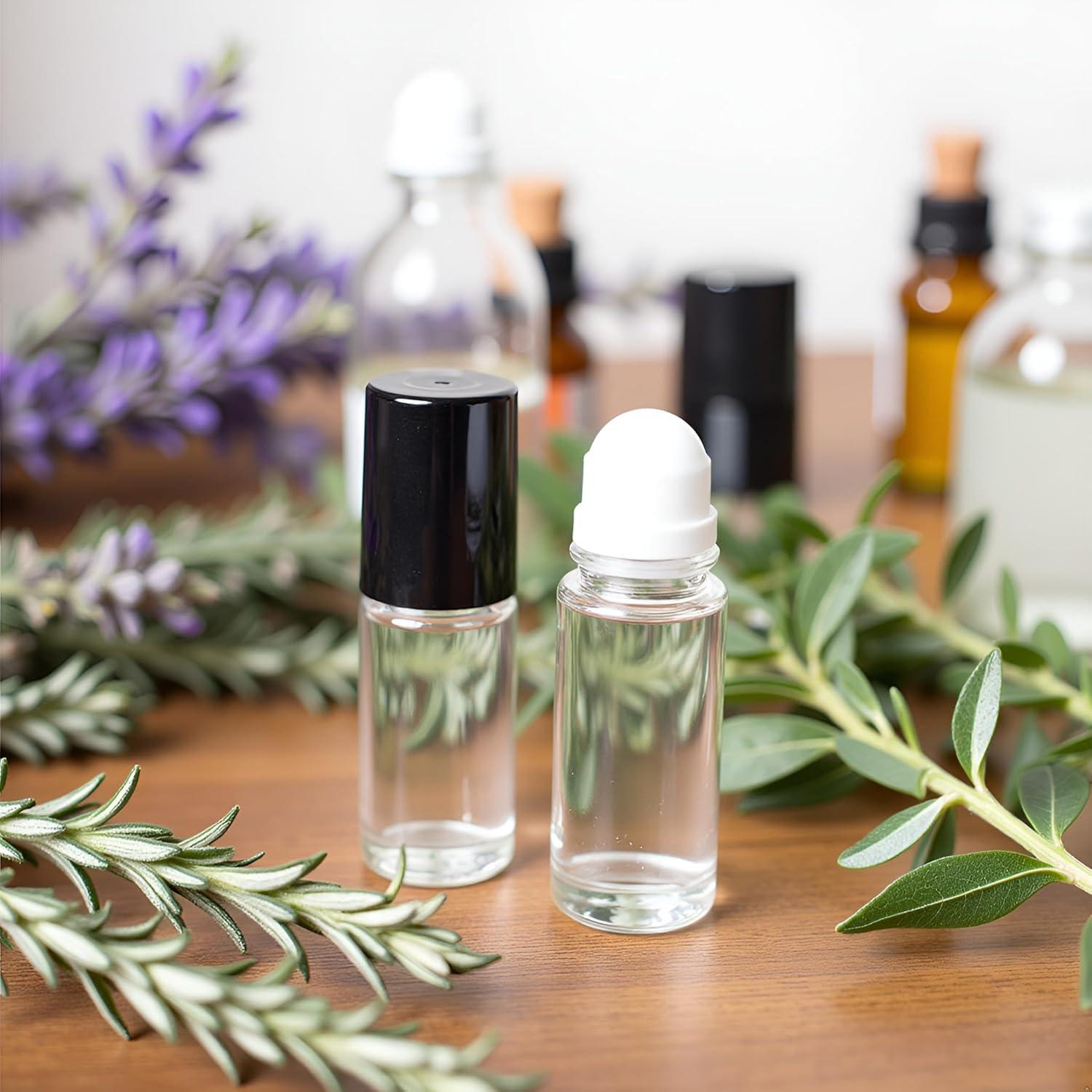 2 Botellas de Vidrio Recargables 30ml Xinjincang para Aromaterapia