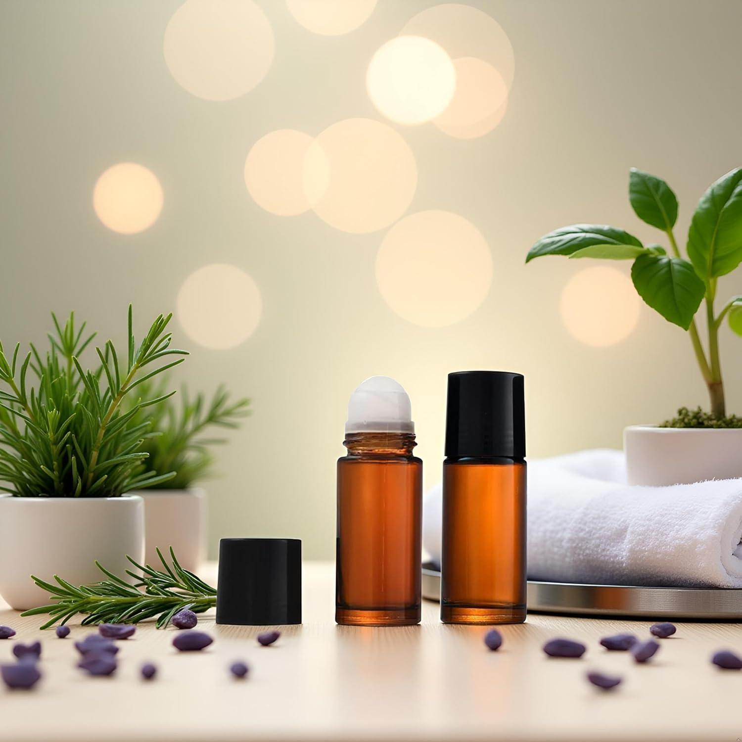 2 Botellas de Vidrio 30ml Galepromot para Aceites Esenciales